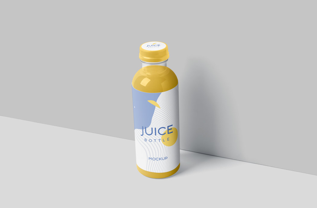 juice bottle mockup