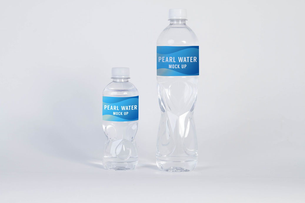 water bottle mockup