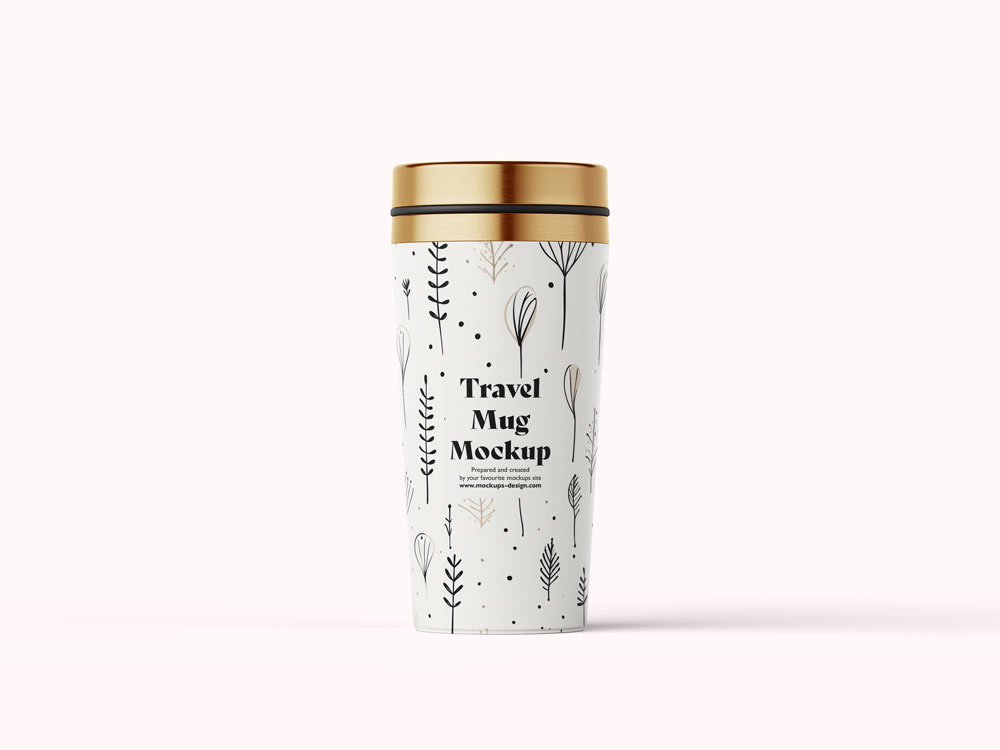 travel mug mockup