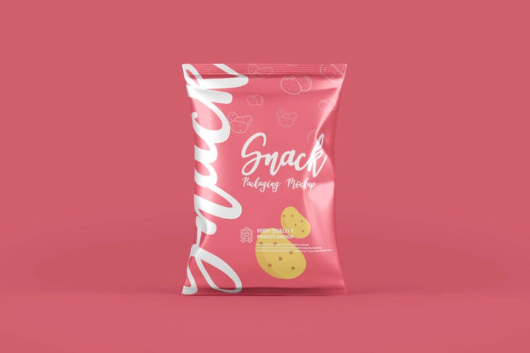 free chips pack mockup