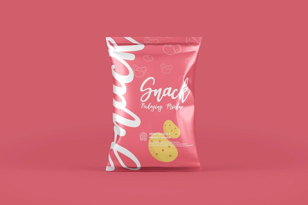 free chips pack mockup