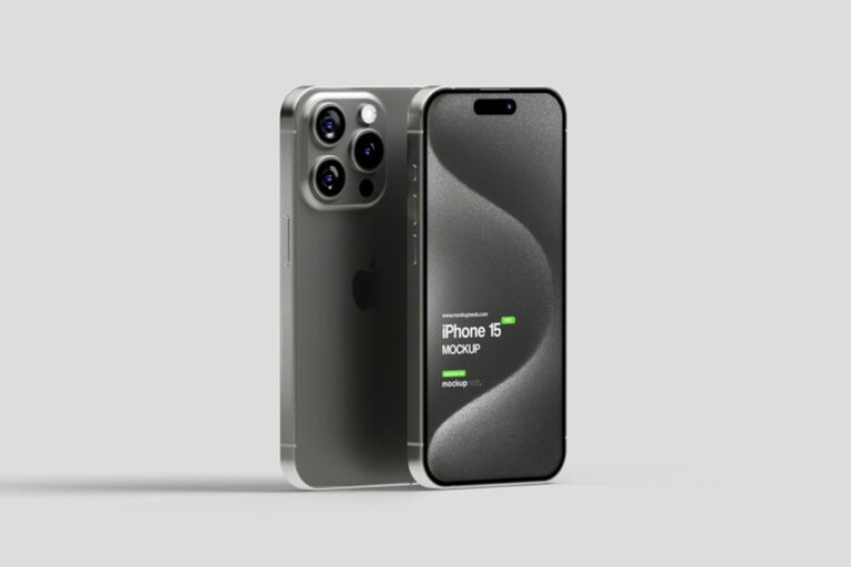 iPhone 15 Pro Mockup