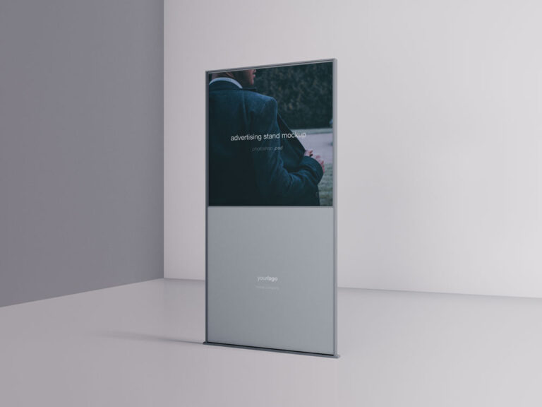 advertisement stand mockup