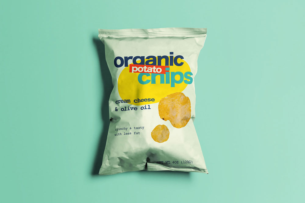 chips pouch mockup