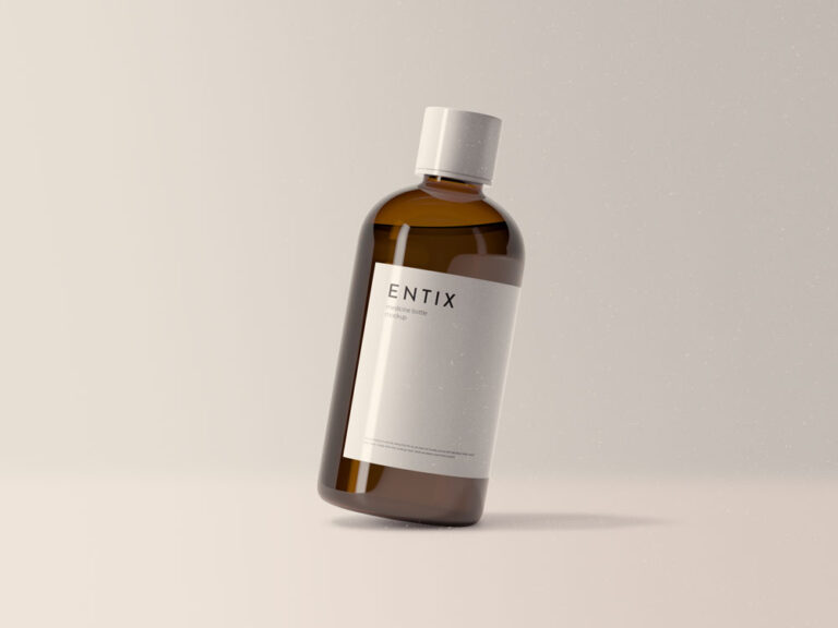 medicine bottle mockup