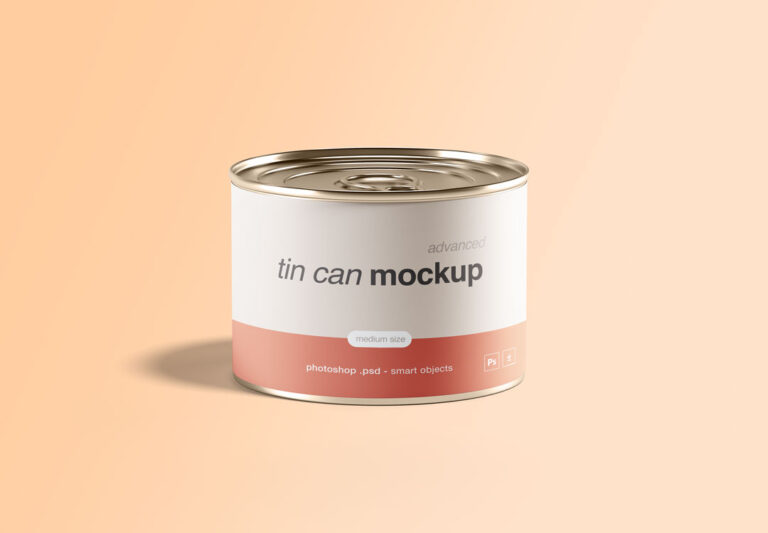 Tin Jar Mockup