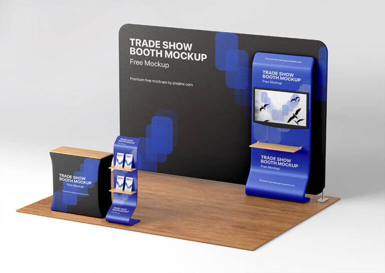 trade show setup mockup