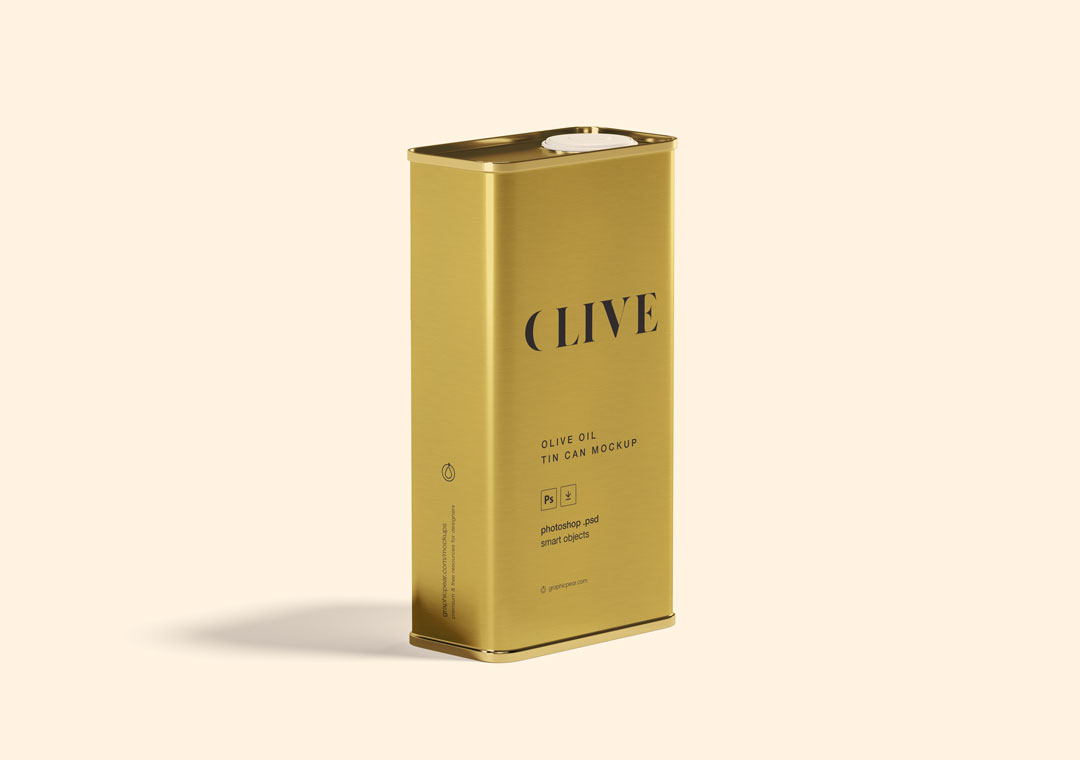 olive oil tin can mockup