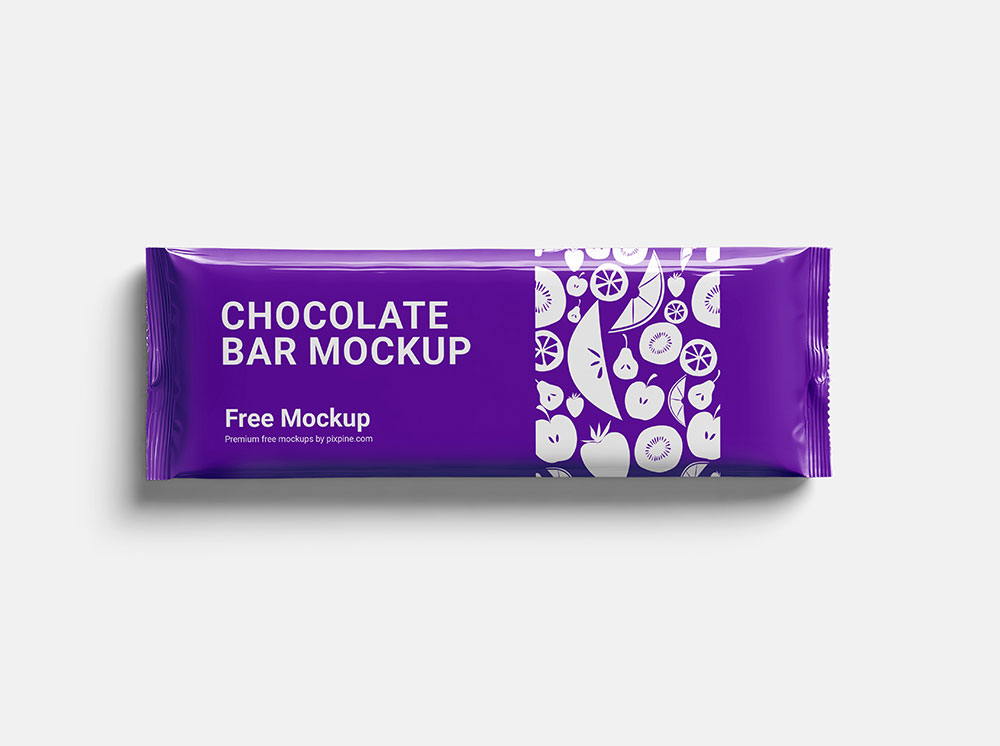 chocolate bar mockup