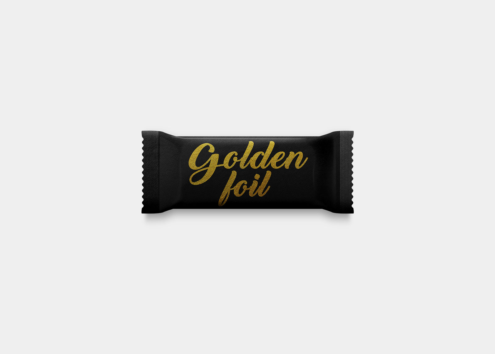 chocolate packaging pouch mockup